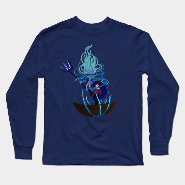 mermaid Long Sleeve T-Shirt by dindafirstiana